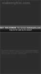 Mobile Screenshot of makemytrio.com